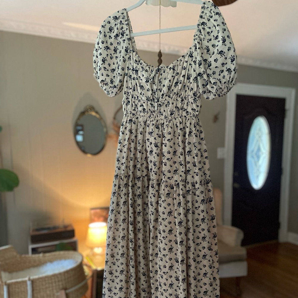 Neuflora 100% Cotton Floral Cottage Style Dress